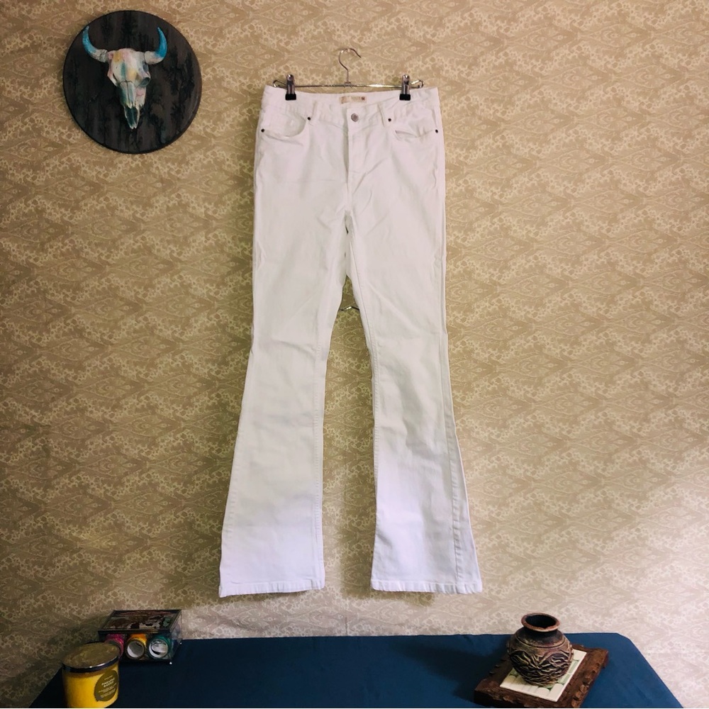Route 66 White Flared Jeans